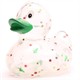 Badeente Xmas Glitzer - grüner Schnabel