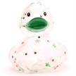 Badeente Xmas Glitzer - grüner Schnabel | Bild 3