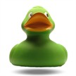 Badeente XXL Gummiente Alina grün | Bild 2