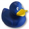 Badeente XXL Gummiente Phoebe blau