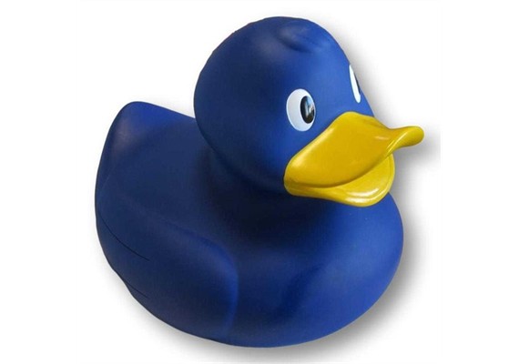 Badeente XXL Gummiente Phoebe blau