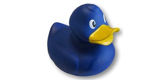 Badeente XXL Gummiente Phoebe blau