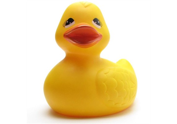 Badeente XXL Maja gelb