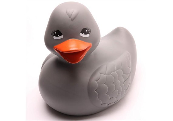 Badeente XXL Maja - grau
