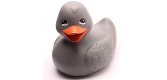 Badeente XXL Maja - grau