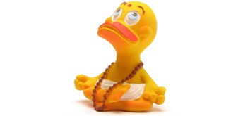 Badeente Yoga - Gummiente