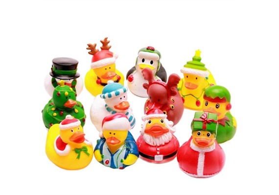 Badeenten Weihnachts-Mix 12er Set