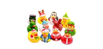 Badeenten Weihnachts-Mix 12er Set