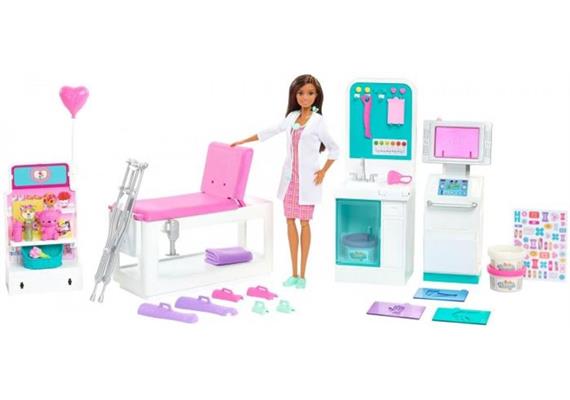 Barbie Gute Besserung Krankenstation Spielset mit Puppe