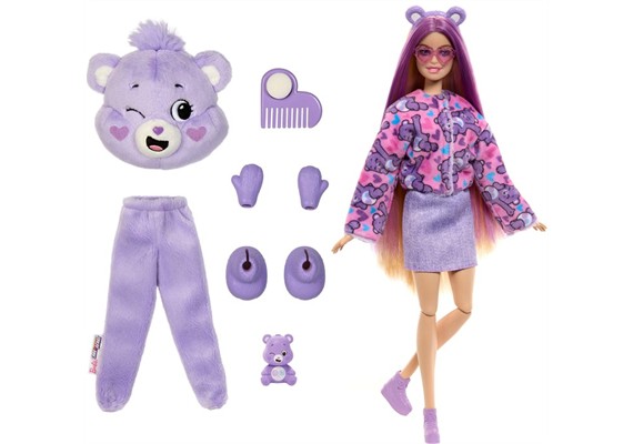 Barbie x Glücksbärchen lila