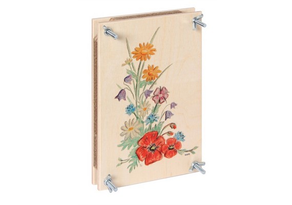 Bartl - Blumenpresse bunt 24 x 16 cm