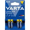 Batterie AAA, Micro 4er Varta High Energy