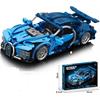 Bausteine Set Sportwagen blau 423 Teile, 1:18