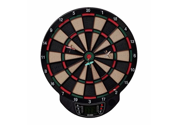Best Sport 862086 Dartscheibe Bristol elektrisch mit LCD Anzeige 21 Spiele 65 Varianten