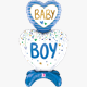 betallic Air Ballon Baby Boy stehend 96 cm