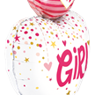 betallic Air Ballon Baby Girl stehend 96 cm | Bild 2