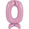 betallic Air Ballon Zahl 0 pink 63 cm