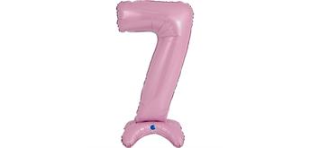betallic Air Ballon Zahl 7 pink 63 cm