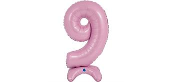 betallic Air Ballon Zahl 9 pink 63 cm