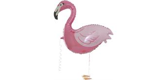 betallic - Walker Ballon Flamingo 39 cm ohne Füllung