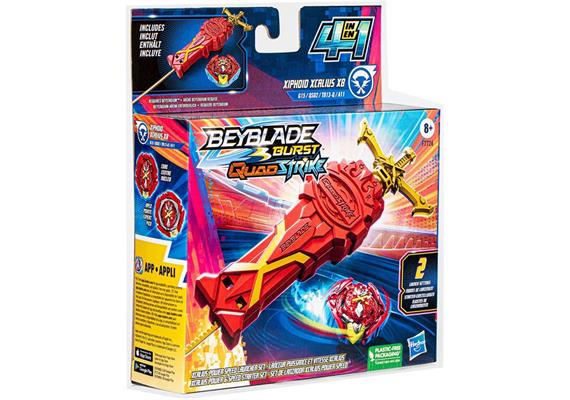 Beyblade QX Xcalius Power Speed Launcher Pack, Quad Strike