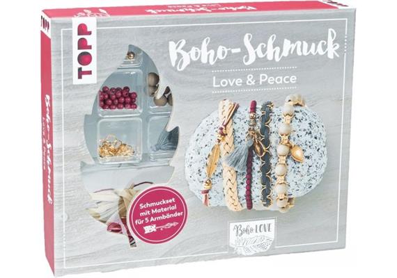 Boho-Schmuckset Love & Peace