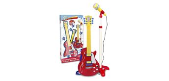 Bontempi - Rockgitarre mit Standmikrofon-Verstärker