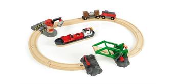 BRIO 33061 Bahn Set Container Hafen