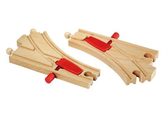 BRIO 33344 Mechanisches Weichenpaar