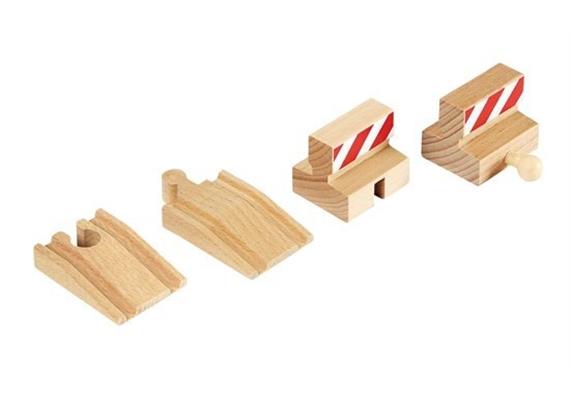 BRIO 33385 Rampen & Prellbock Pack