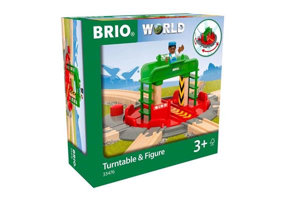 Brio 33476 Lok-Drehscheibe mit Kontrollbrücke