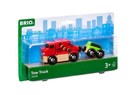 Brio 33528 Abschleppwagen mit Auto