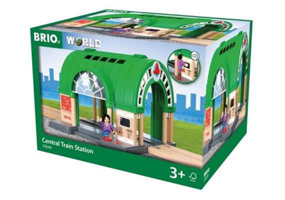 BRIO 33649 Grosser Hauptbahnhof mit Ticketautomat