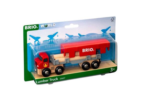 Brio 33657 Brio World Transporter rot aus Holz