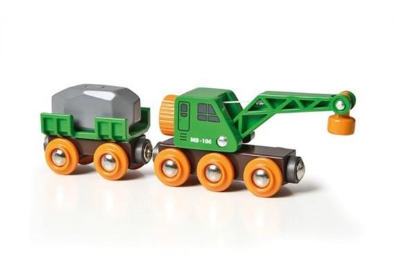 BRIO 33698 Cleverer Kranwagen