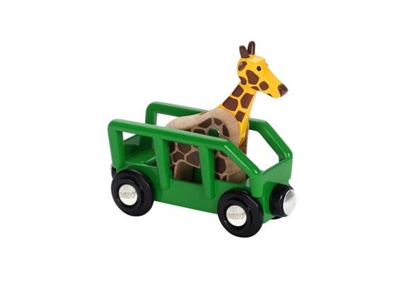 Brio 33724 Holzspielzeug  Eisenbahn Giraffenwagen 
