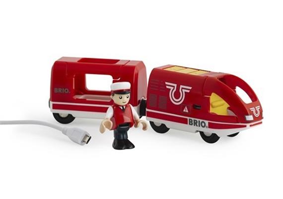 BRIO 33746 Roter Akku-Reisezug