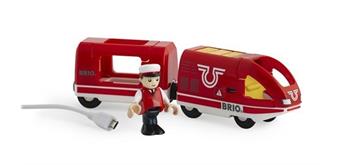 BRIO 33746 Roter Akku-Reisezug