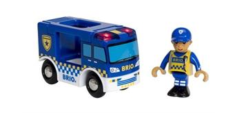 BRIO 33825 Polizeiwagen mit Licht und Sound
