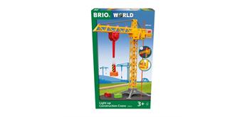 Brio 33835 Grosser Baukran mit Lichtern