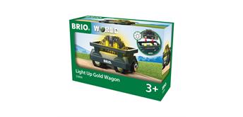 Brio 33896 Goldwaggon mit Licht