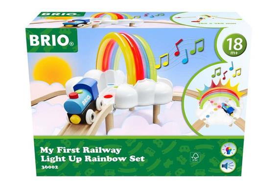 Brio 36002 Mein erstes Brio Bahn Regenbogen-Set