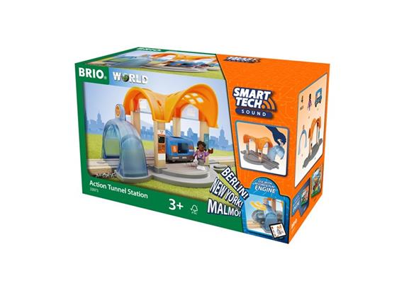 Brio Smart Tech 33973 - Bahnhof mit Tunnel