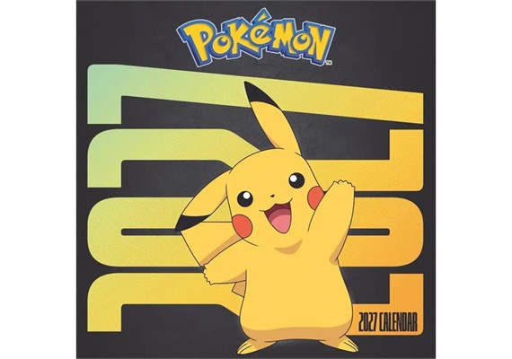 Broschurkalender 2027 Pokémon 30.5x30.5cm