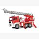 Bruder 02771 MAN Feuerwehr mit Drehleiter, Licht und Sound