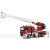 Bruder 03590 Scania Feuerwehrleiterwagen plus Licht und Sound Module