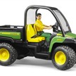 Bruder John Deere Gator XUV 855D mit Figur grün 1:16 | Bild 3