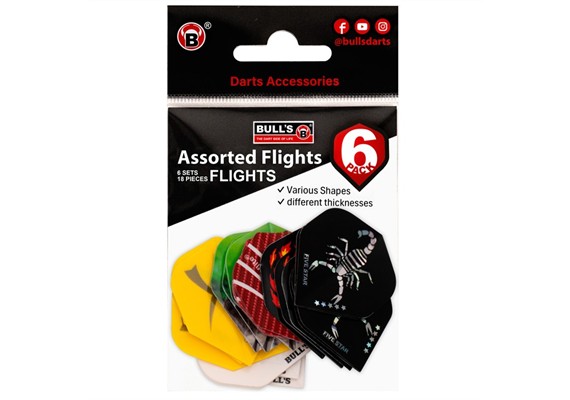 Bulls 80199 6-Pack Flights sortiert