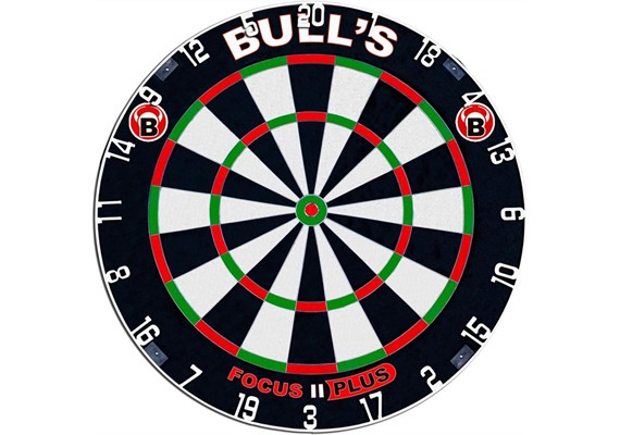 Bulls Dart Board Focus II Plus 45.5 x 3.8cm Sisal