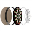 Bulls Dart Board Focus II Plus 45.5 x 3.8cm Sisal | Bild 2
